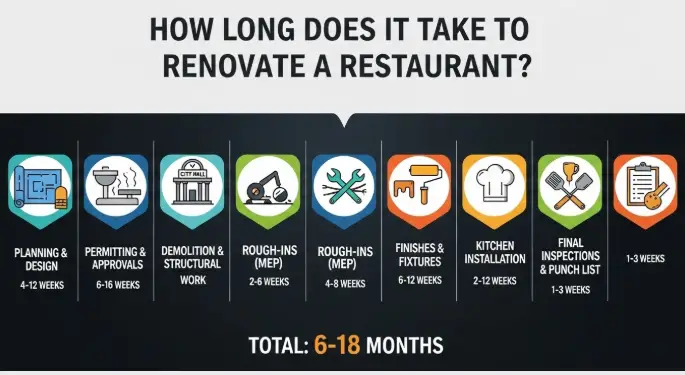 How Long Does It Take to Renovate a Restaurant